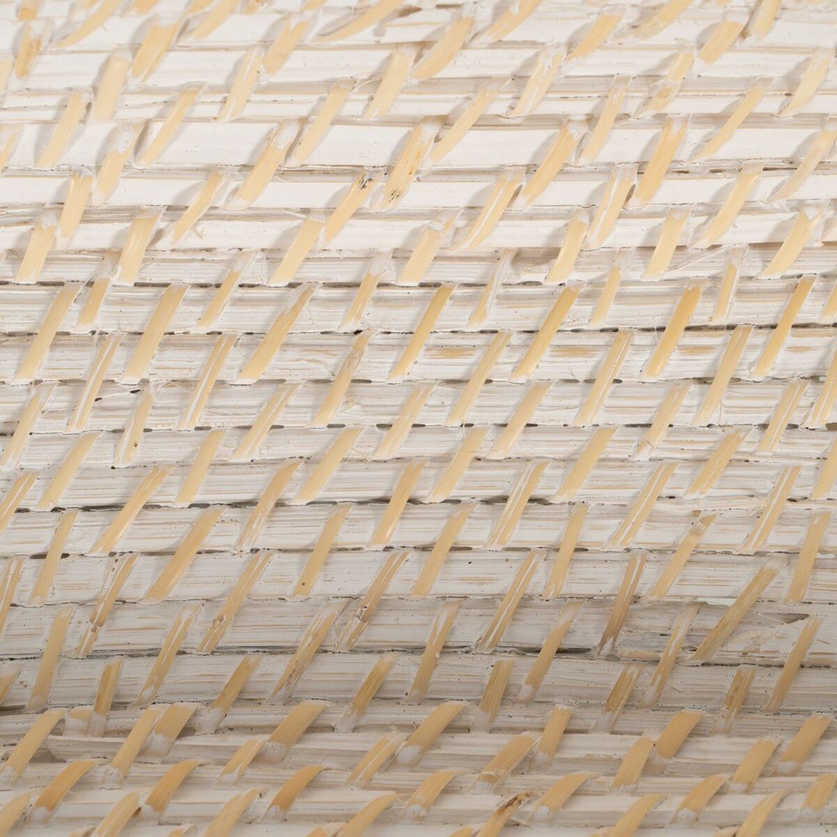Tabuleiro Branco Bambu Rotim 44 x 17 x 7 cm (2 Unidades)